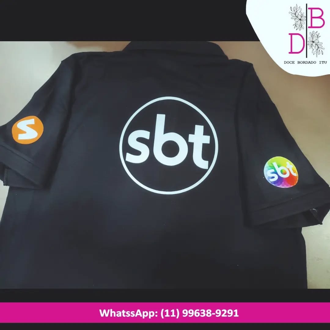 Impressão DTF em camisa SBT